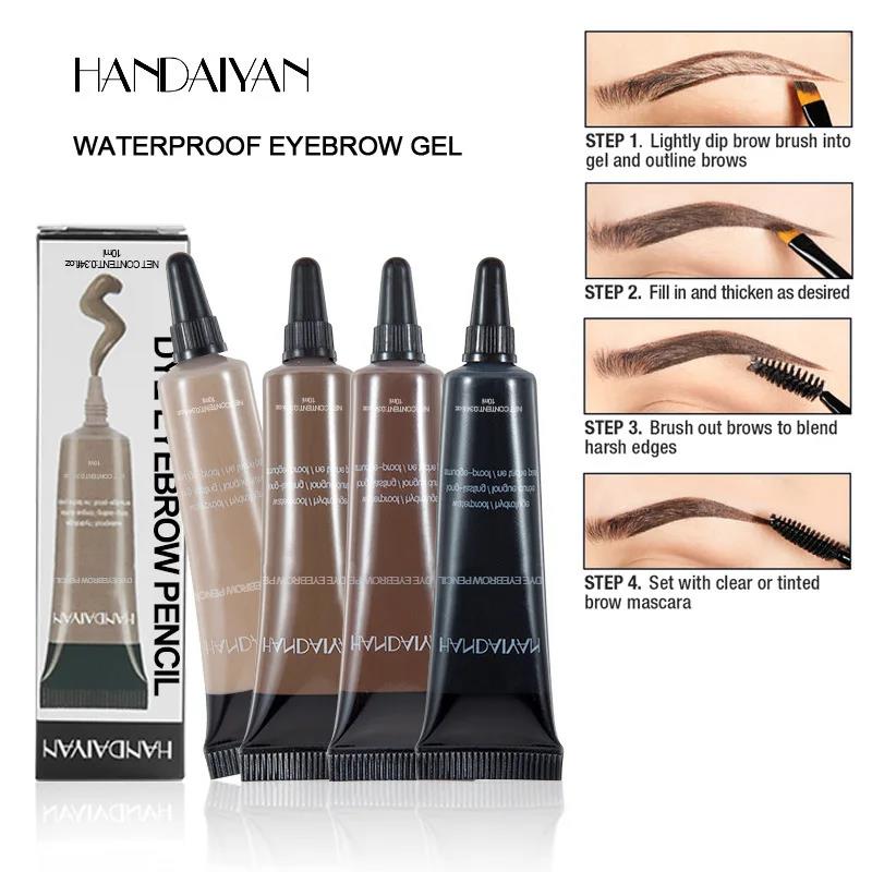 Bb Cream Tinted - Natural Eyebrow Tint Gel กันน้ํา Smudge