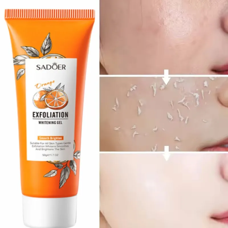 Beauty Makeup Cream - เจลขัดผิวส้ม สครับขัดผิวหน้า ให้ความชุ่มชื้น บำรุง ซ่อมแซม สครับ
