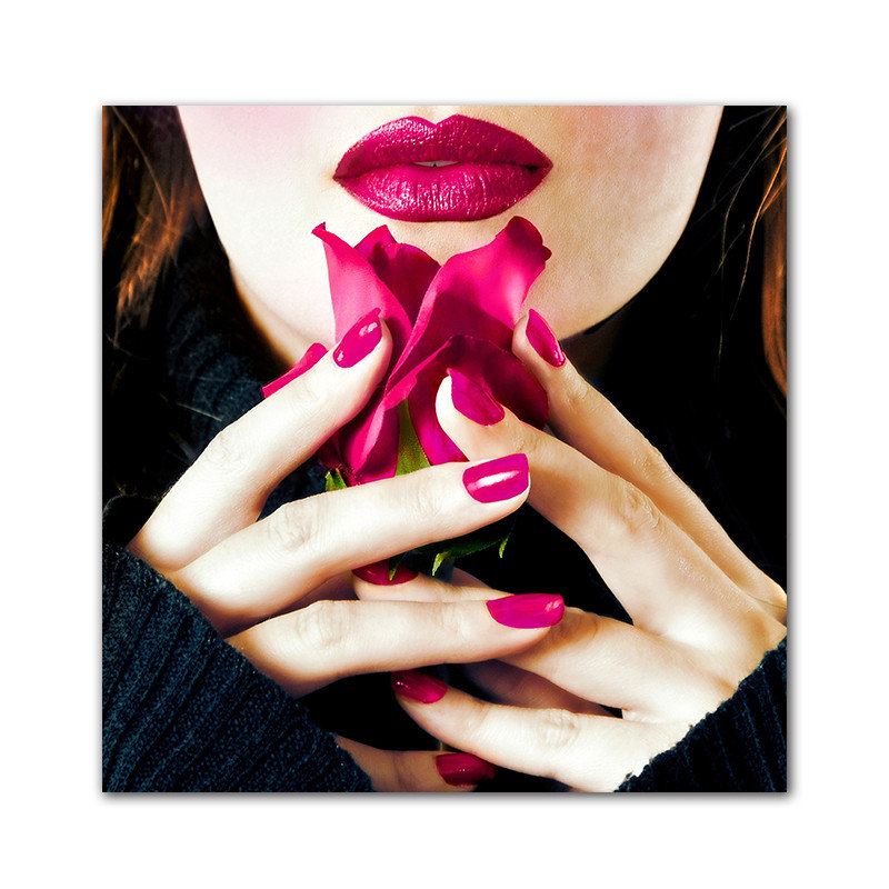 Beauty And Makeup Studio - แต่งหน้า Beauty Shop Eyelash เครื่องสําอางสตูดิโอโปสเตอร์ภาพผ้าใบ Wall