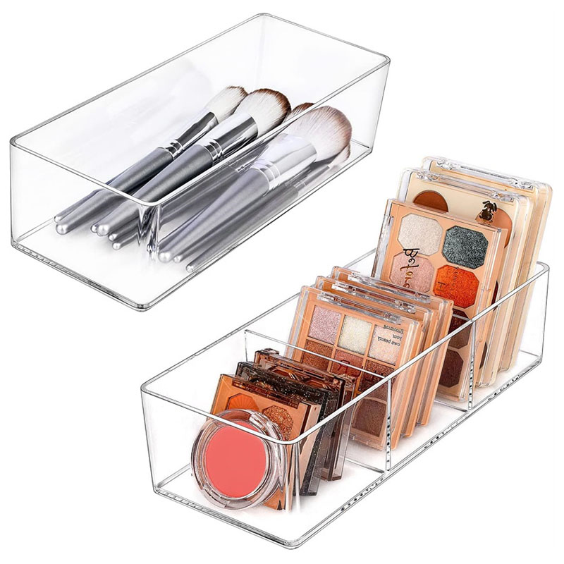 Beauty Makeup Blender - กล่องเก็บเครื่องสำอางอะคริลิคสำหรับลิปสติก พู่กันแต่งหน้า กล่องเก็บของแบบชั้นวางสำหรับวางบนโต๊ะ กล่องเก็บเครื่องสำอาง อุปกรณ์แต่งหน้า พัฟแต่งหน้า