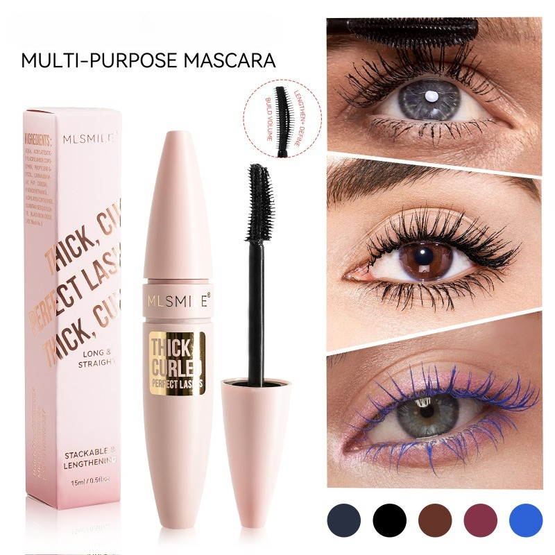 Beauty Makeup Stores - มาสคาร่าสีสันสดใส สีดำและสีต่างๆ ให้ความหนาและงอนเด้ง ติดทนนาน ไม่เลอะเลือน สูตรเสริมใยไฟเบอร์