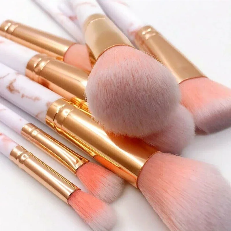 ชุดแปรงแต่งหน้า 10 ชิ้น ลายหิน - Beauty Makeup Blender บทวิจารณ์และราคา