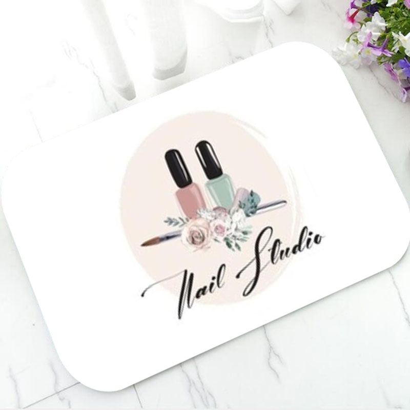พรมเช็ดเท้าลายเล็บสีดำทองสุดหร - Beauty And Makeup Studio บทวิจารณ์และราคา