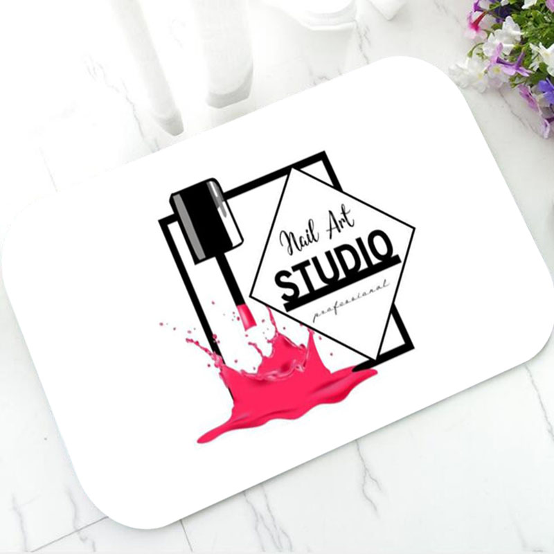 พรมเช็ดเท้าลายเล็บสีดำทองสุดหร - Beauty And Makeup Studio บทวิจารณ์และราคา