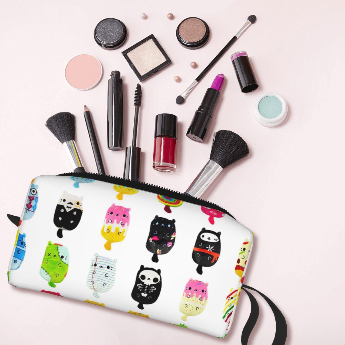กระเป๋าเครื่องสำอางลายแมวปะทะพ - Beauty Vs Makeup บทวิจารณ์และราคา