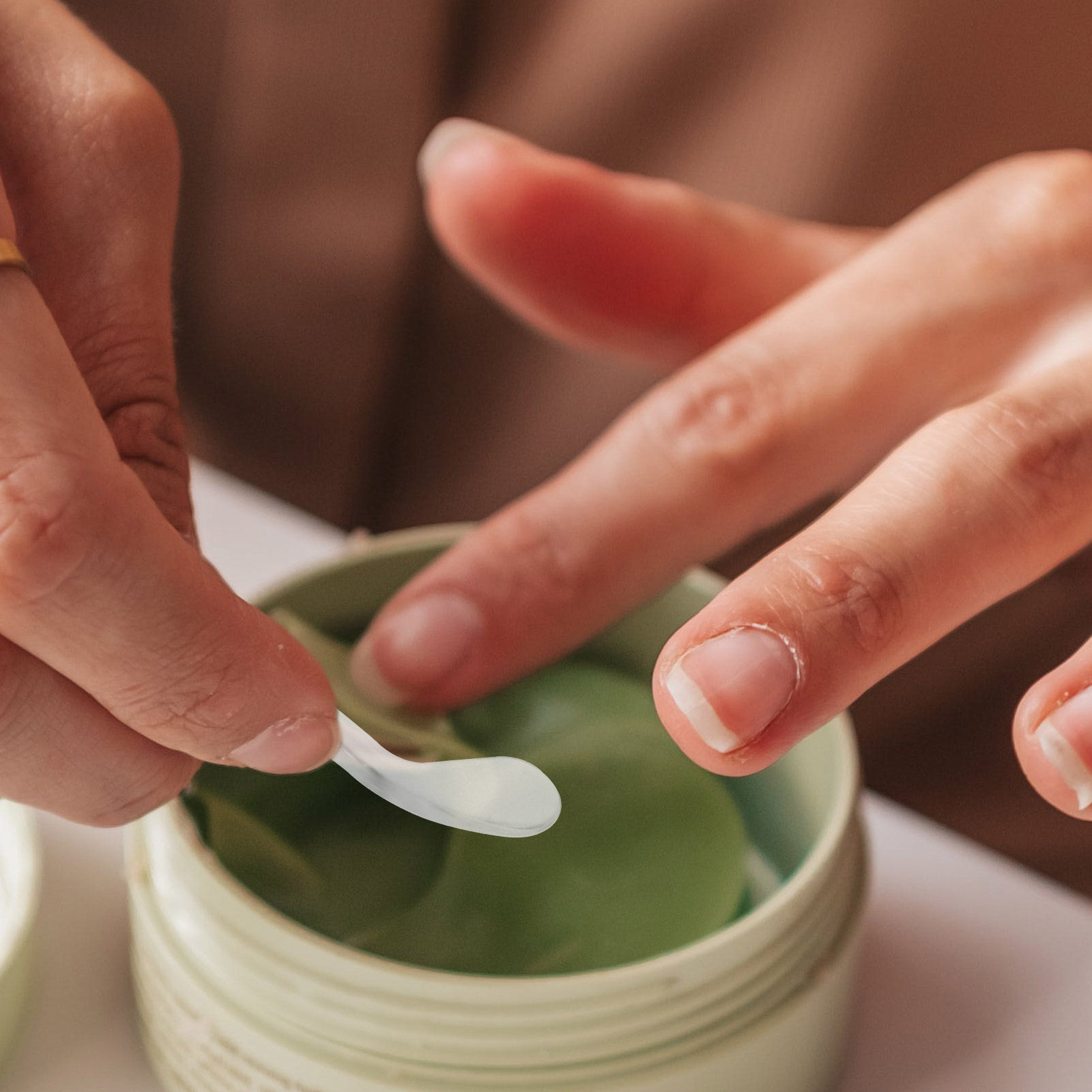 10 ชิ้น ไม้พายขนาดเล็กสำหรับทา - Beauty Makeup Cream บทวิจารณ์และราคา