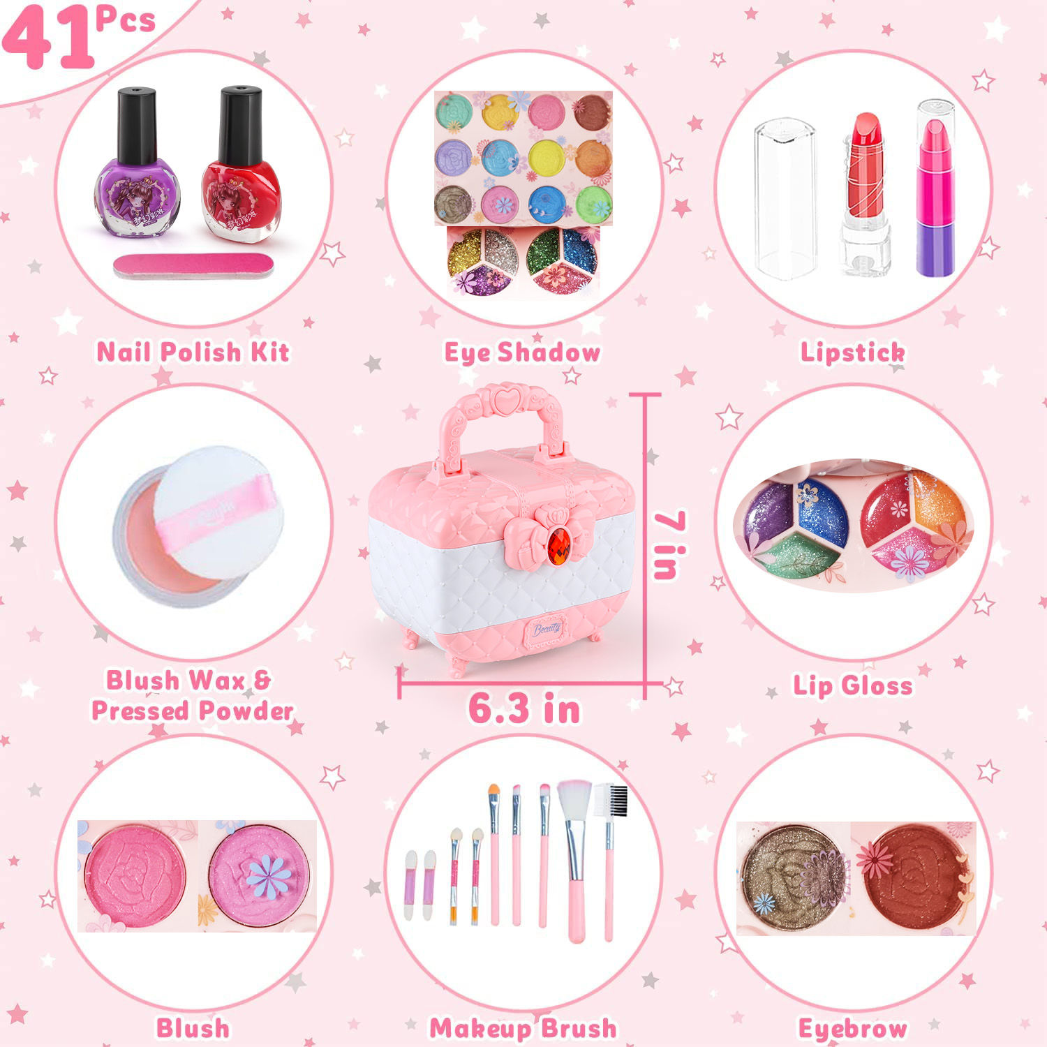 ชุดของเล่นแต่งหน้าสำหรับเด็กผู - Beauty Y Makeup บทวิจารณ์และราคา