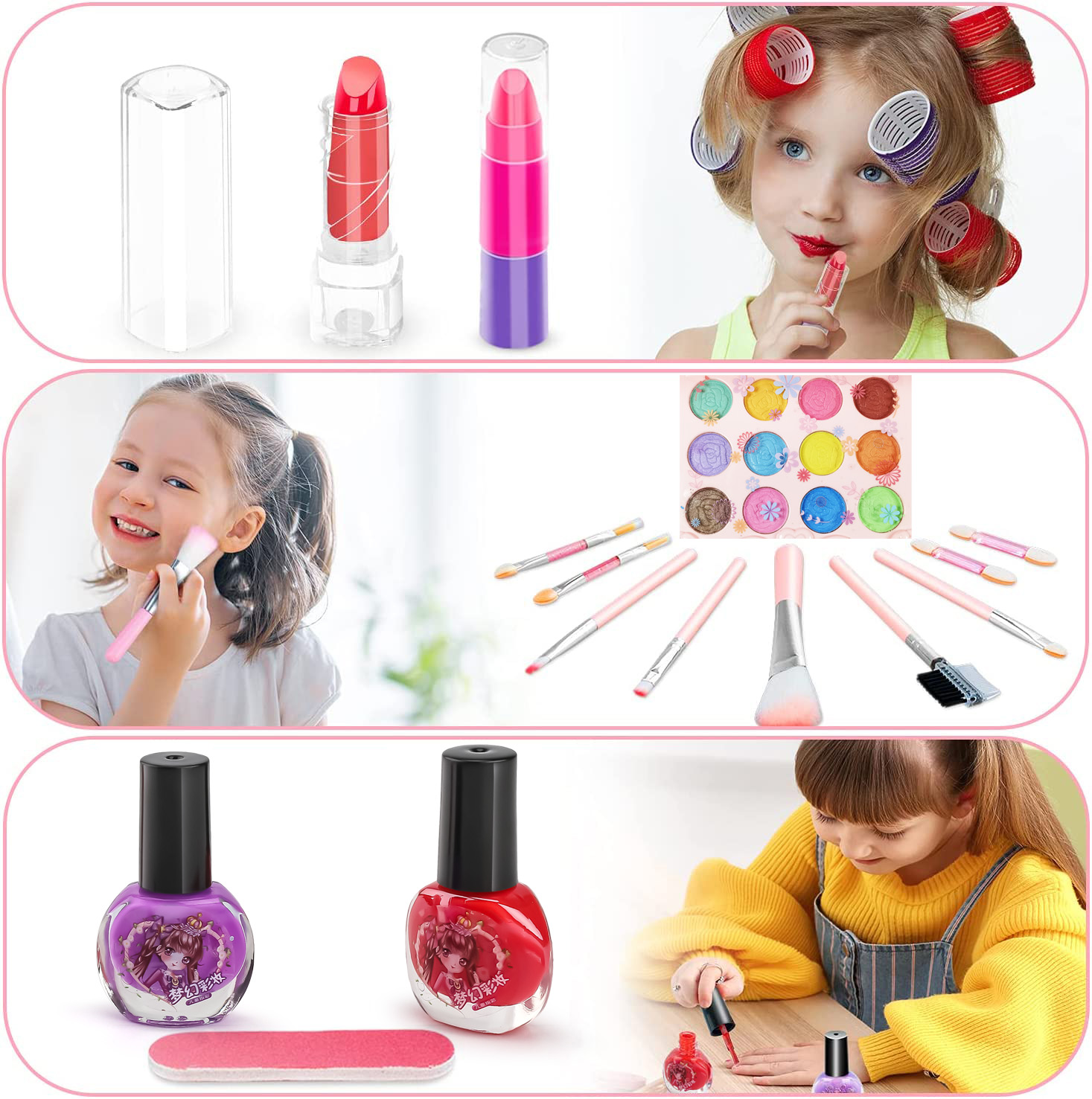 ชุดของเล่นแต่งหน้าสำหรับเด็กผู - Beauty Y Makeup บทวิจารณ์และราคา