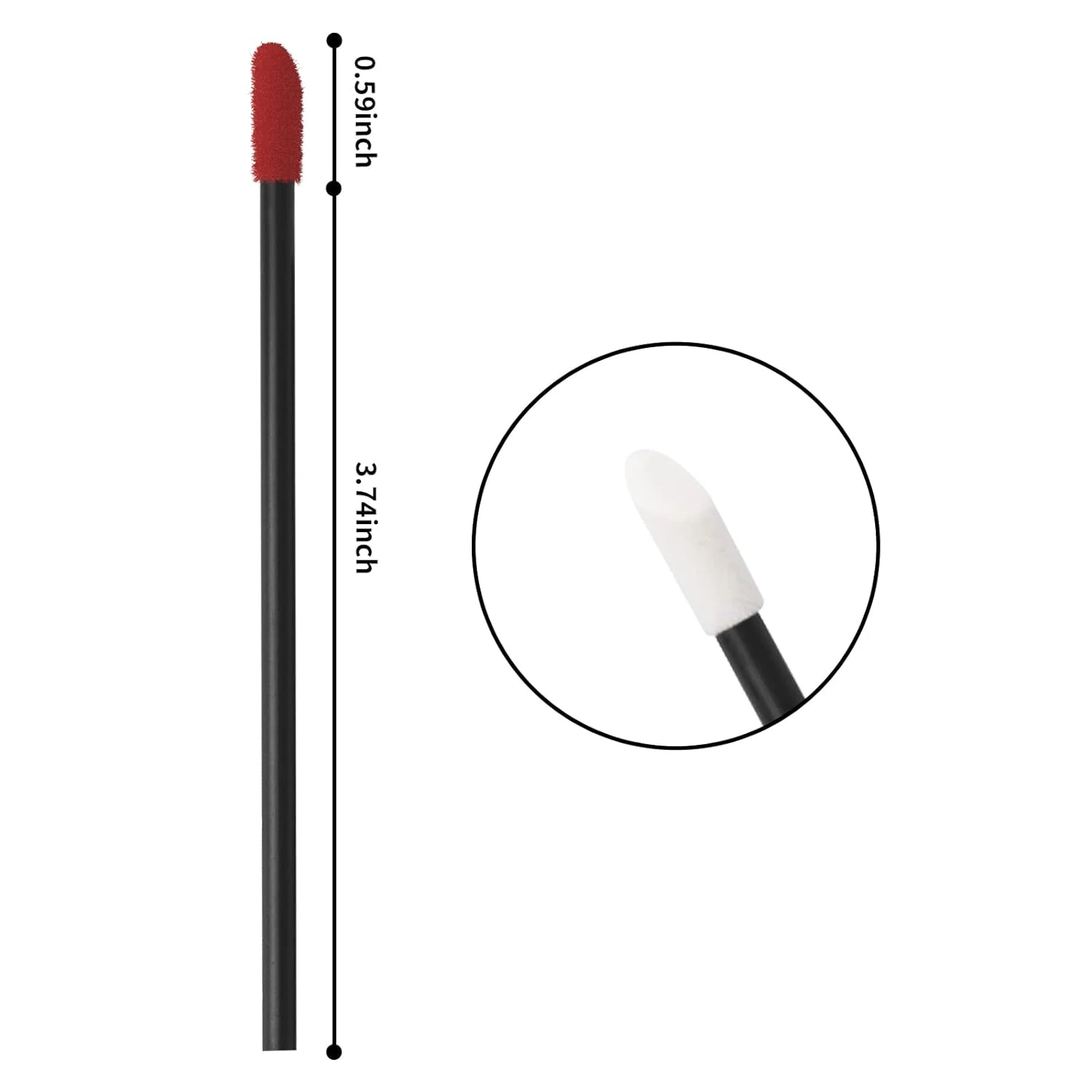 100 ชิ้น Disposable Lip Lint ฟ - Beauty Makeup Background บทวิจารณ์และราคา