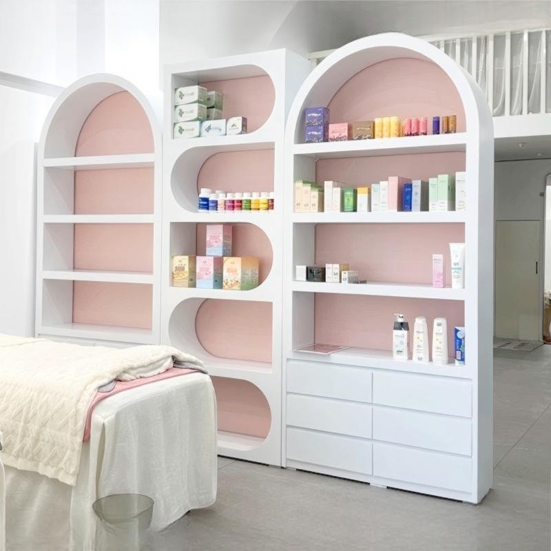 ตู้โชว์เครื่องสำอางแบบกำหนดเอง - Beauty Makeup Stores บทวิจารณ์และราคา