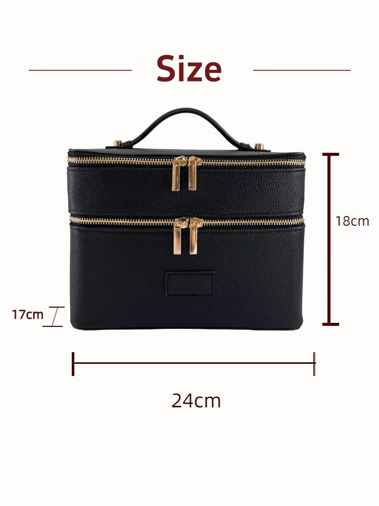 กระเป๋าเครื่องสำอางค์สองชั้นขน - Beauty Makeup Case บทวิจารณ์และราคา