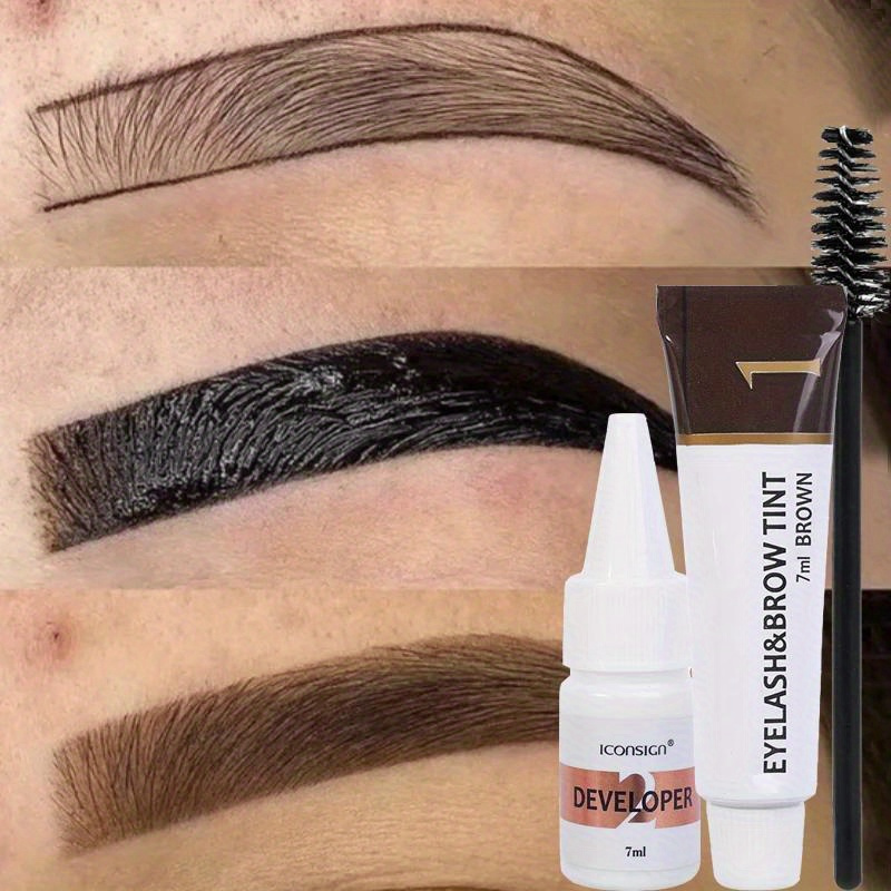 ชุดย้อมสีขนตาและคิ้ว 2 in 1, เ - Bb Cream Tinted บทวิจารณ์และราคา