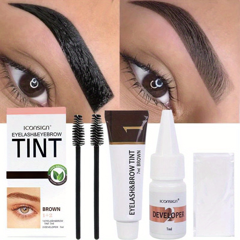 ชุดย้อมสีขนตาและคิ้ว 2 in 1, เ - Bb Cream Tinted บทวิจารณ์และราคา
