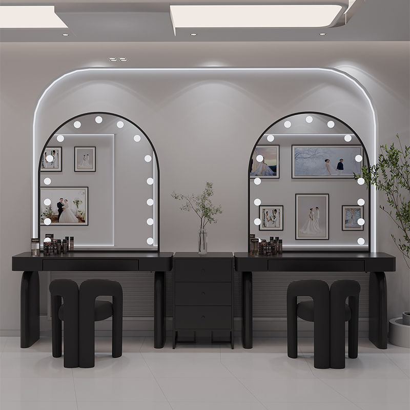 โต๊ะเครื่องแป้งพร้อมโคมไฟ ช่าง - Beauty And Makeup Studio บทวิจารณ์และราคา