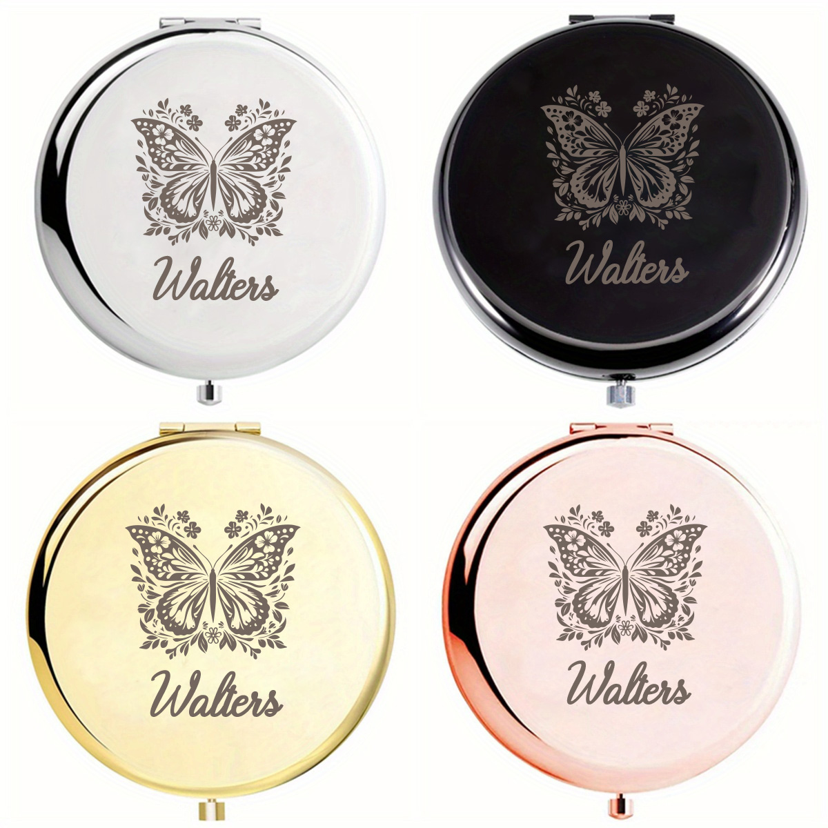 กระจกแต่งหน้ารูปผีเสื้อสวยงาม  - Beauty Y Makeup บทวิจารณ์และราคา