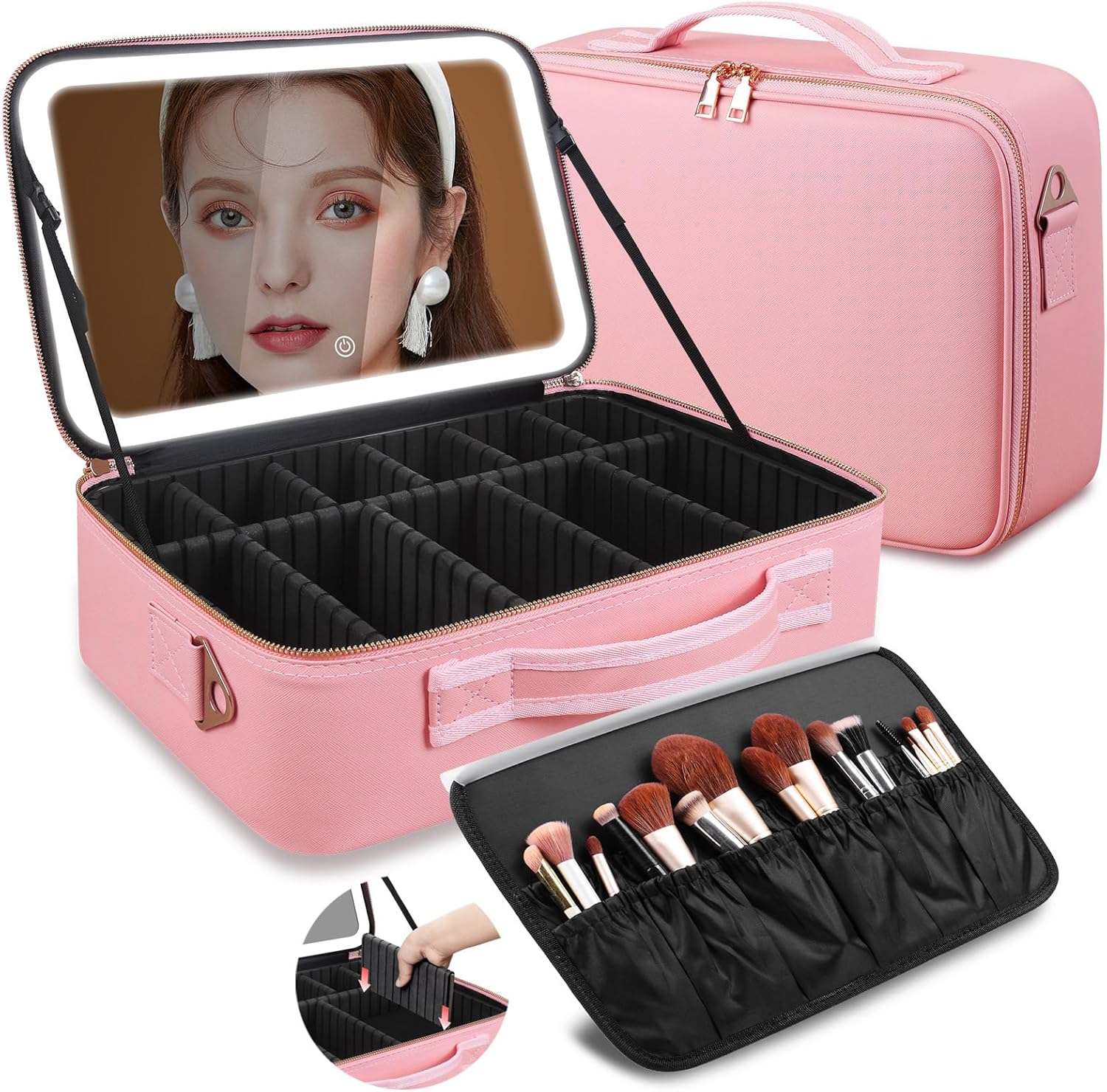 กระเป๋าเครื่องสำอางขนาดใหญ่ 15 - Beauty Makeup Case บทวิจารณ์และราคา