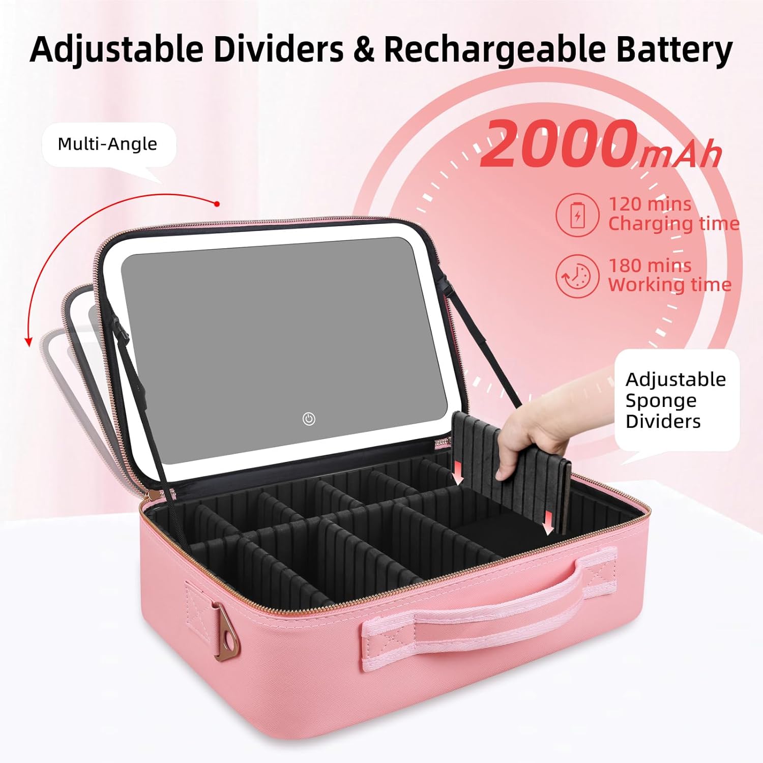 กระเป๋าเครื่องสำอางขนาดใหญ่ 15 - Beauty Makeup Case บทวิจารณ์และราคา