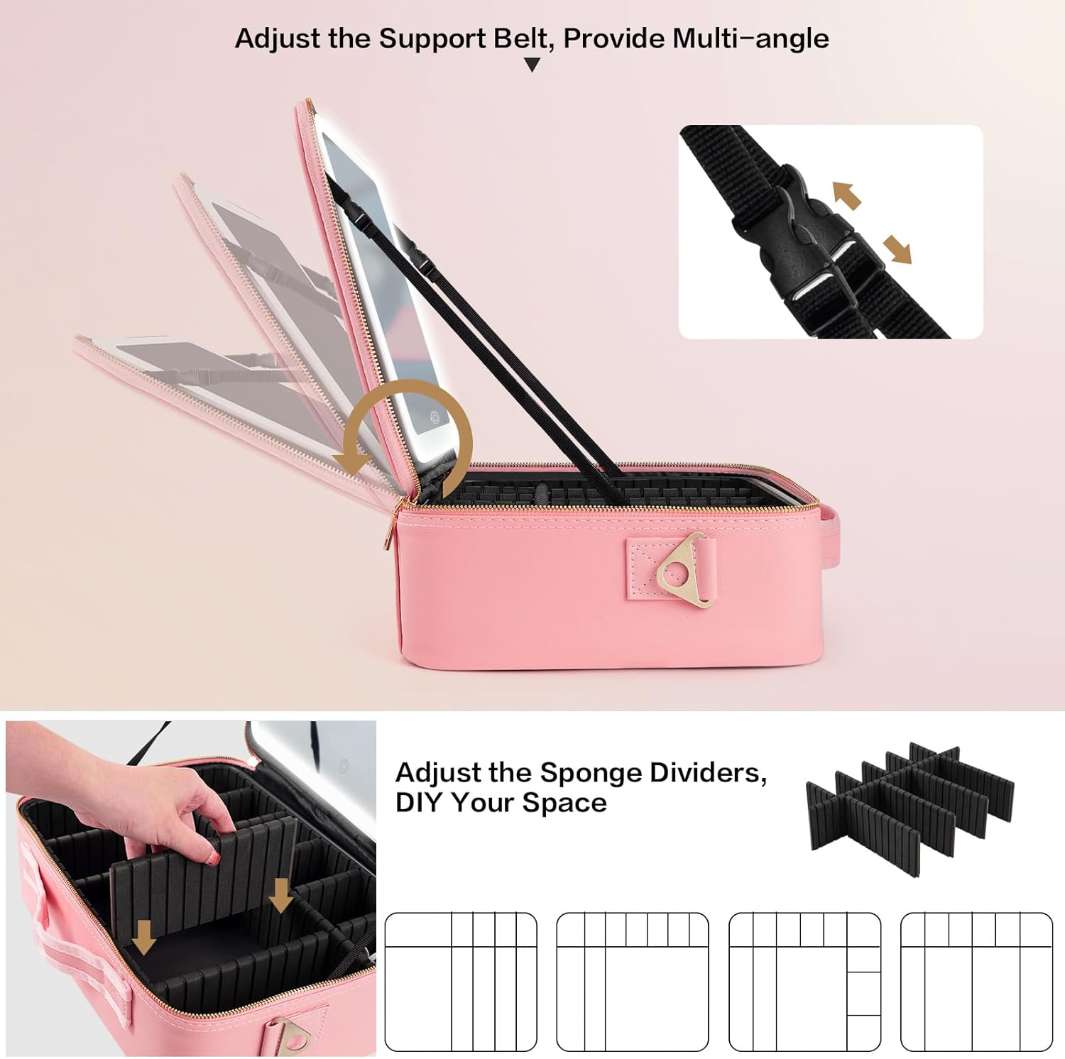 กระเป๋าเครื่องสำอางขนาดใหญ่ 15 - Beauty Makeup Case บทวิจารณ์และราคา